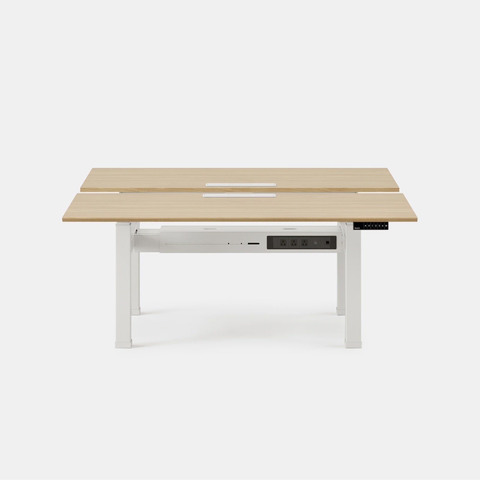 Top Color:Woodgrain; Leg Color:White; Desk Size:60 inches x 30 inches;