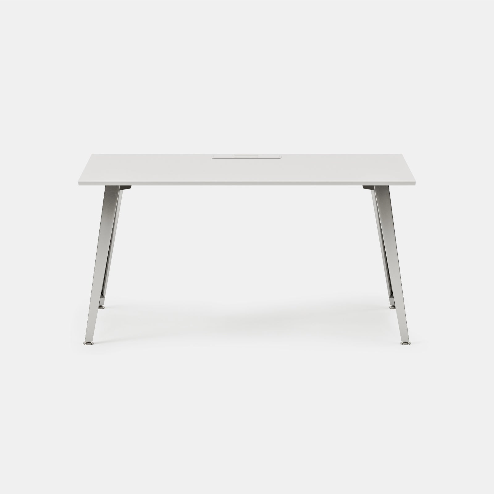 Top Color:White; Leg Color:Mirror; Desk Size:60 inches x 30 inches;