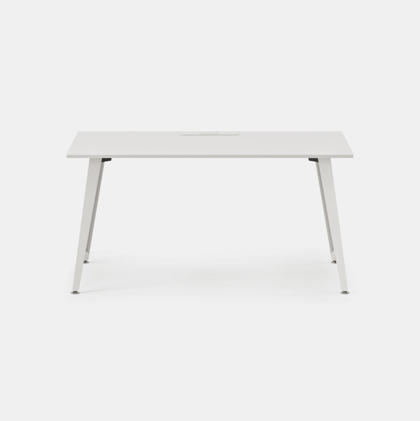 Top Color:White; Leg Color:Powder White; Desk Size:60 inches x 30 inches;