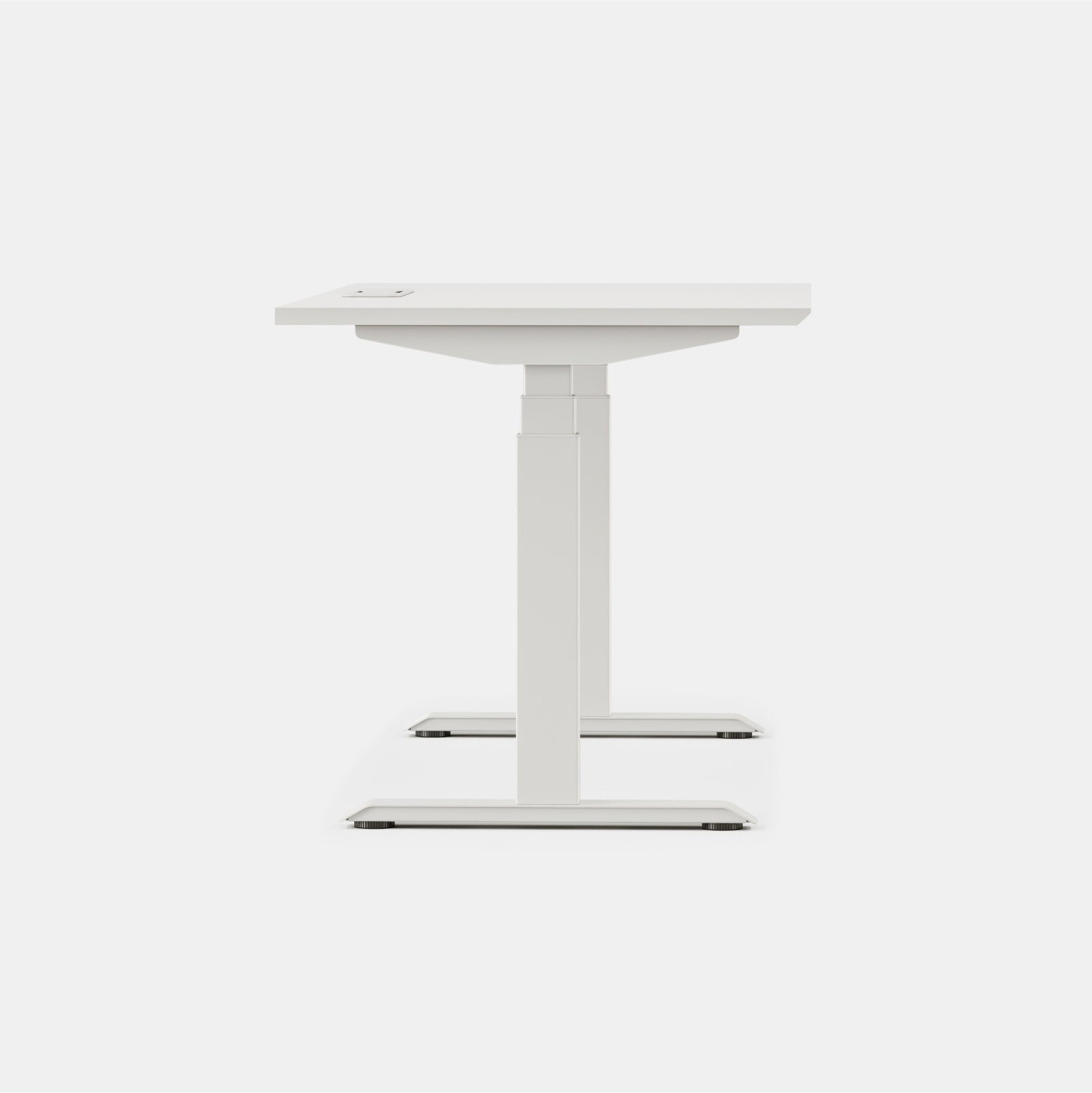 Top Color:White; Leg Color:White; Desk Size:60 inches x 30 inches;