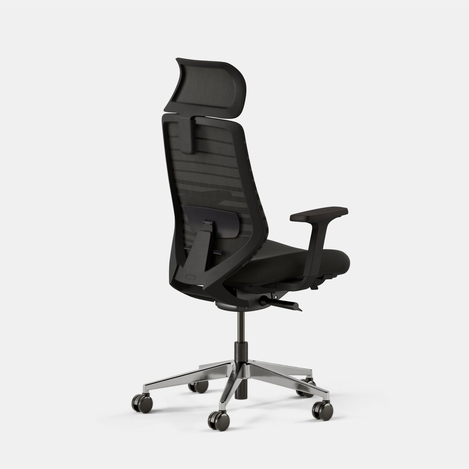 Black and grey office chair hot sale