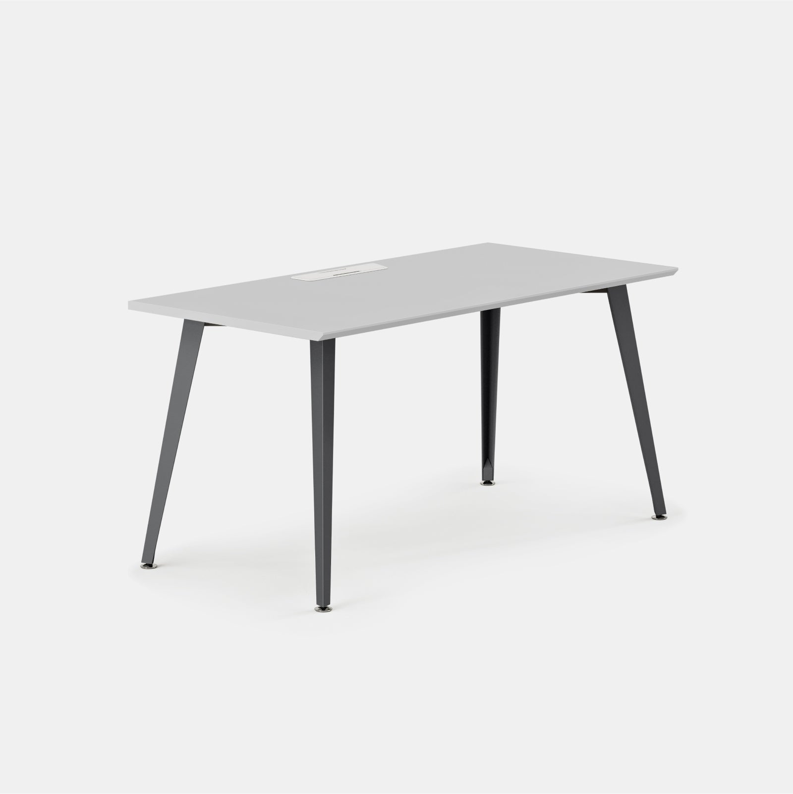 Top Color:Fog; Leg Color:Charcoal; Desk Size:60 inches x 30 inches;