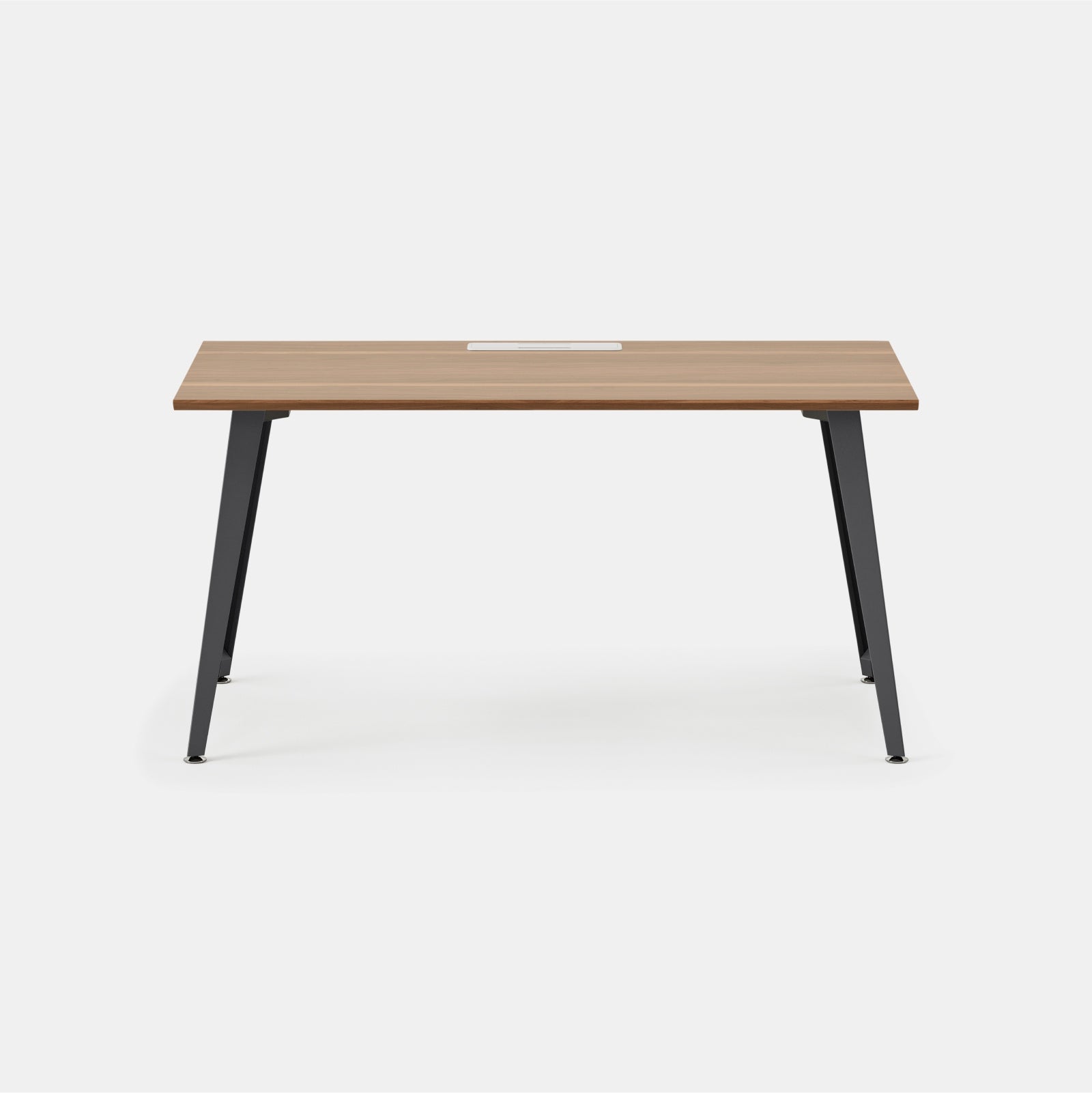 Top Color:Walnut; Leg Color:Charcoal; Desk Size:60 inches x 30 inches;