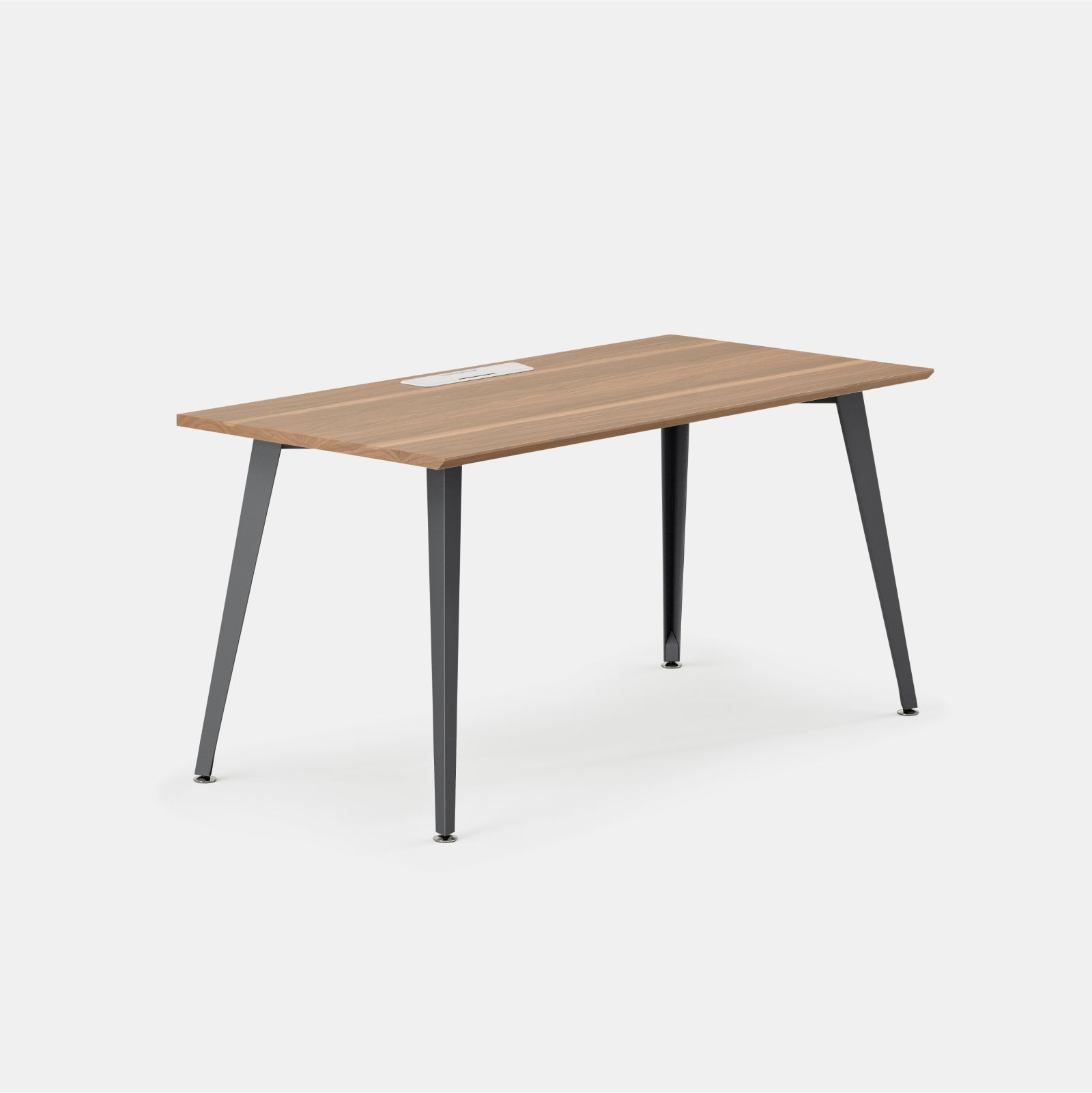 Top Color:Walnut; Leg Color:Charcoal; Desk Size:60 inches x 30 inches;