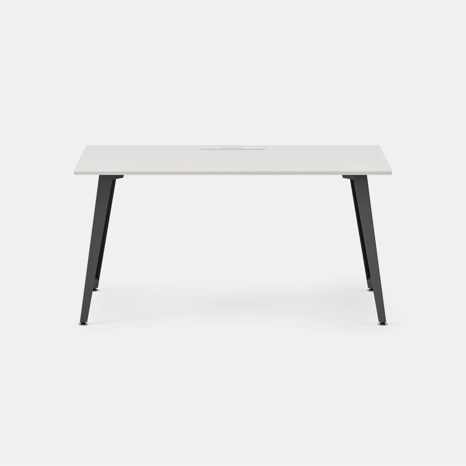 Top Color:White; Leg Color:Charcoal; Desk Size:60 inches x 30 inches;