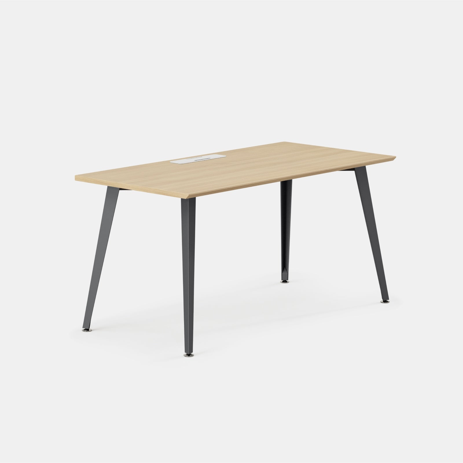 Top Color:Woodgrain; Leg Color:Charcoal; Desk Size:60 inches x 30 inches;