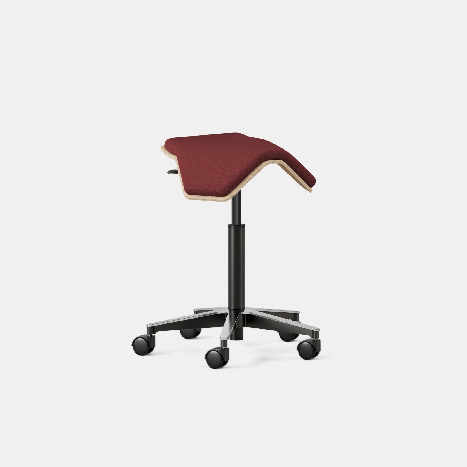 Pink best sale saddle chair