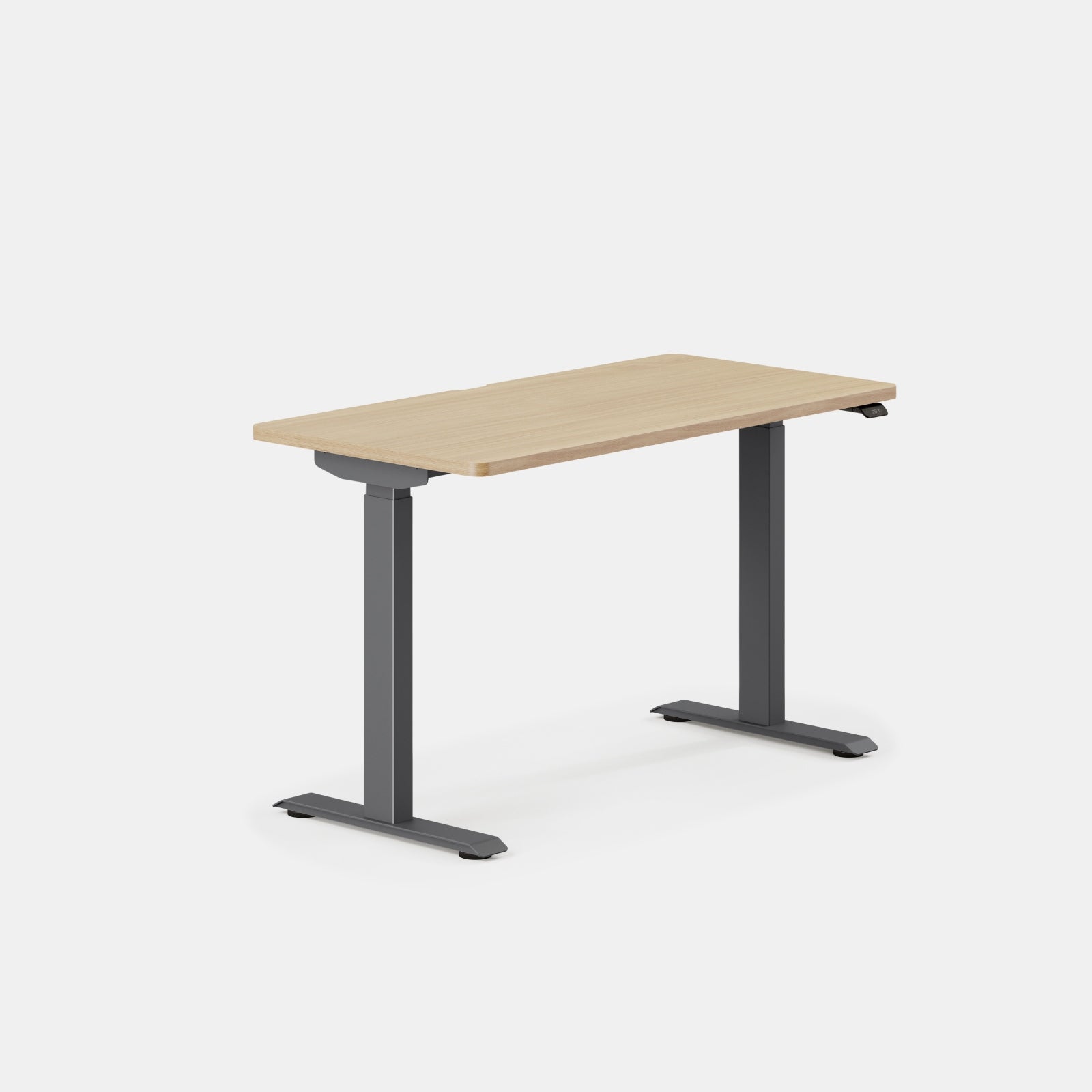 Top Color:Woodgrain; Leg Color:Charcoal; Desk Size:48 inches x 24 inches;