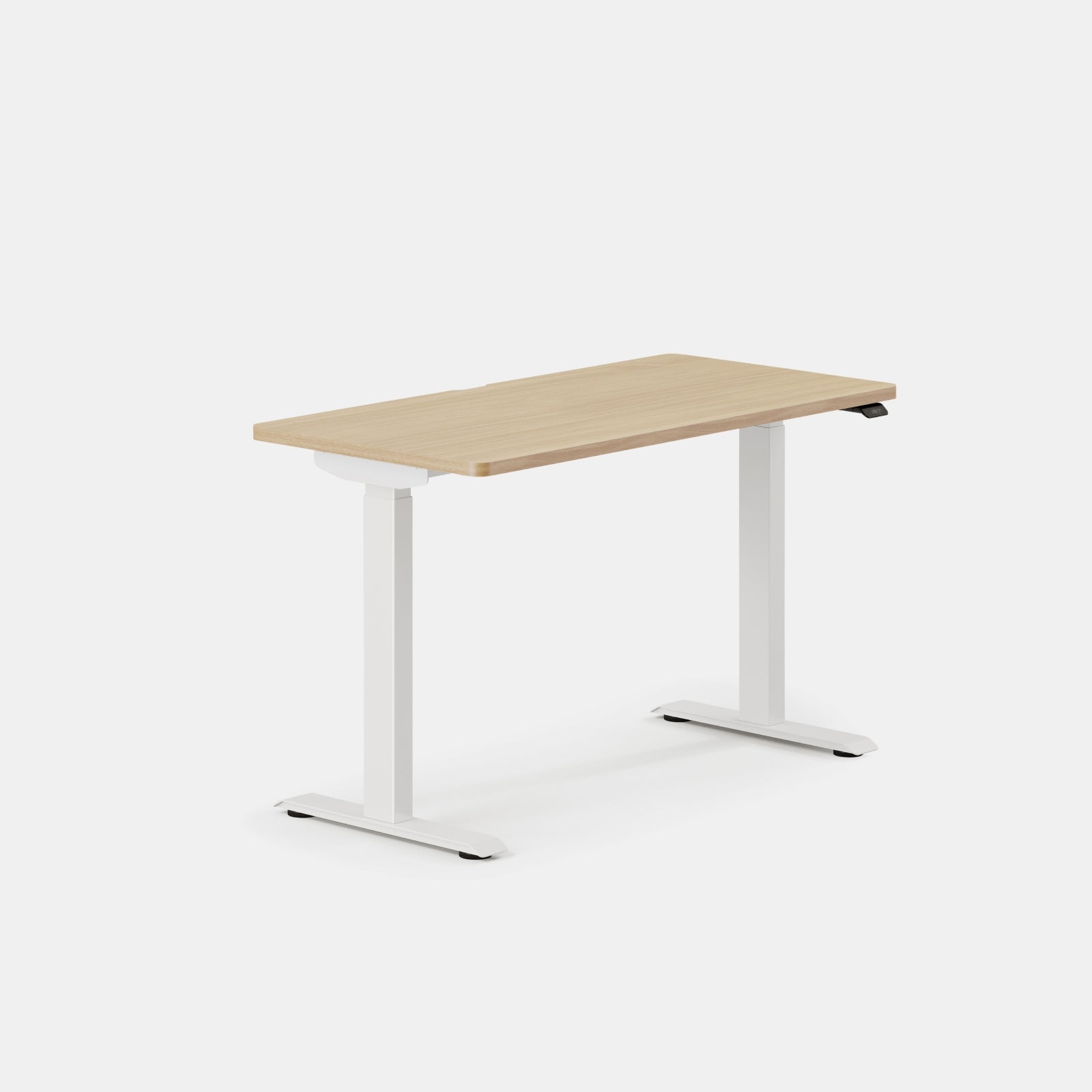 Top Color:Woodgrain; Leg Color:White; Desk Size:48 inches x 24 inches;