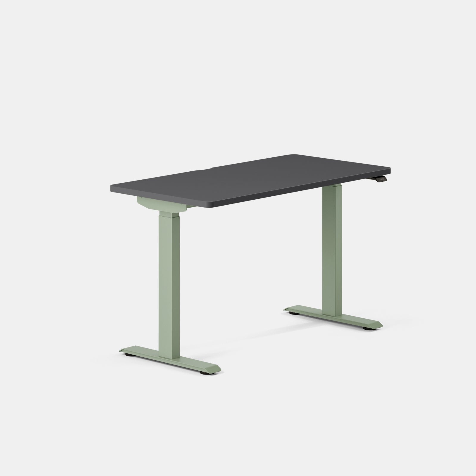 Top Color:Charcoal; Leg Color:Sage; Desk Size:48 inches x 24 inches;