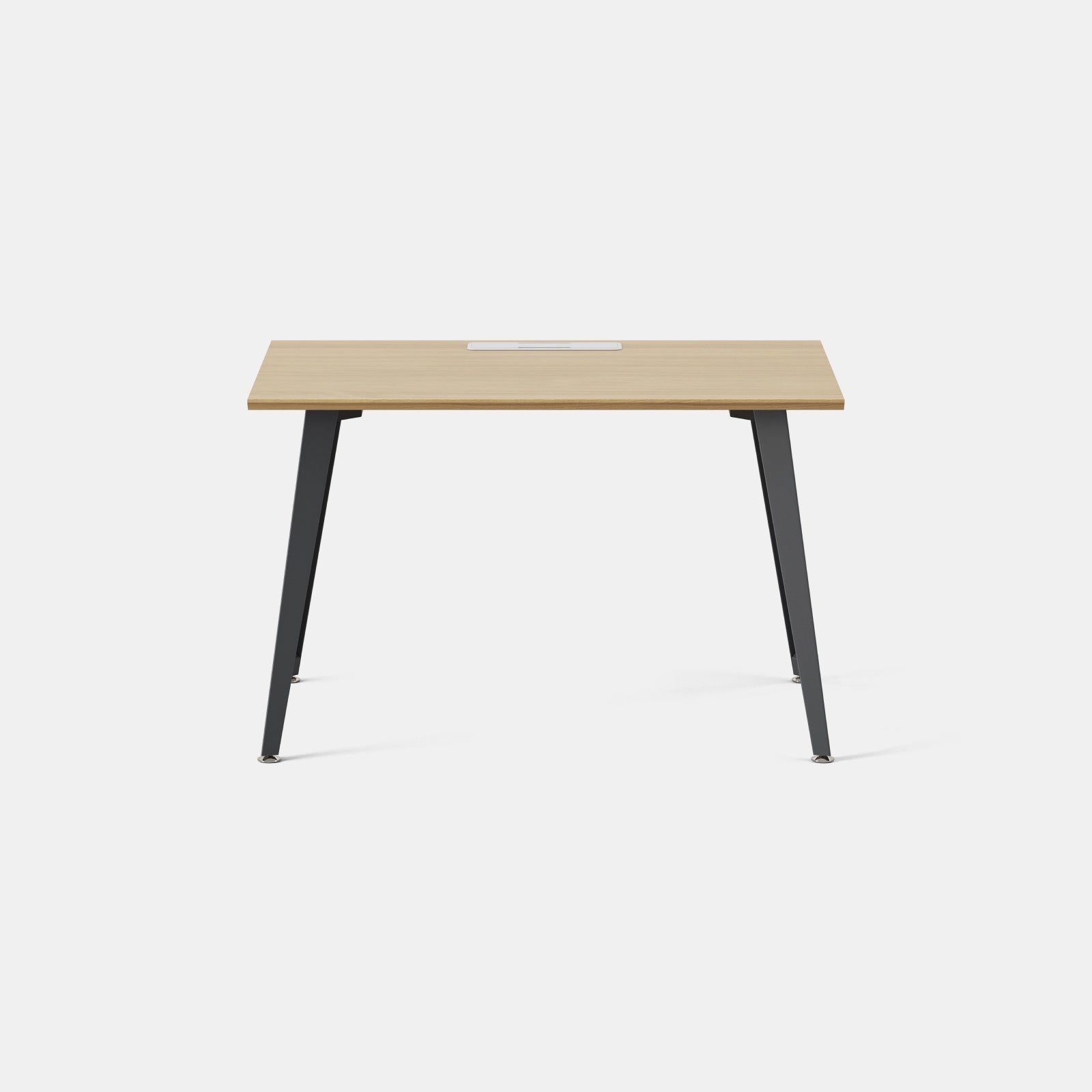 Top Color:Woodgrain; Leg Color:Charcoal; Desk Size:48 inches x 24 inches;