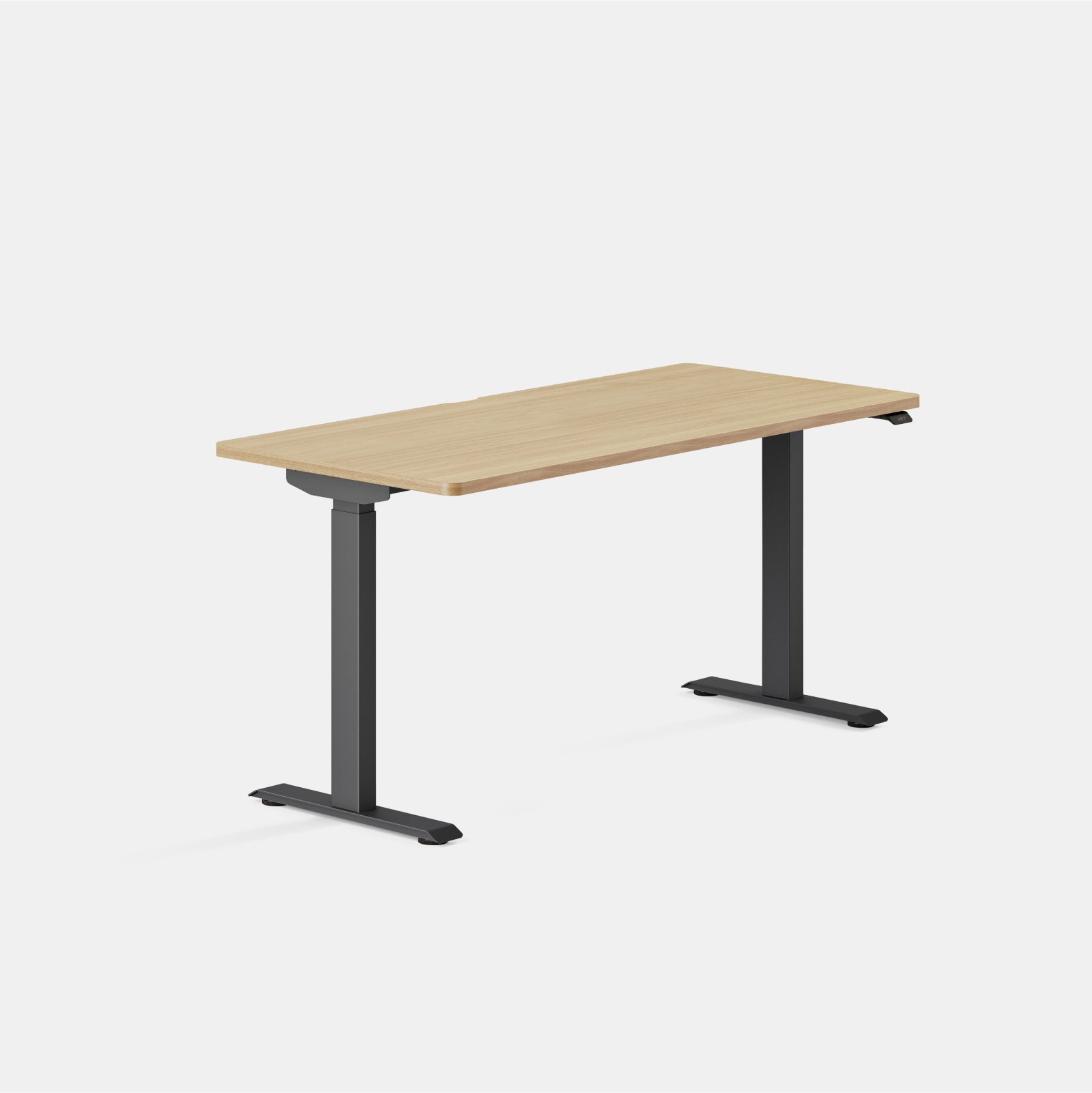 Top Color:Woodgrain; Leg Color:Charcoal; Desk Size:58 inches x 27 inches;