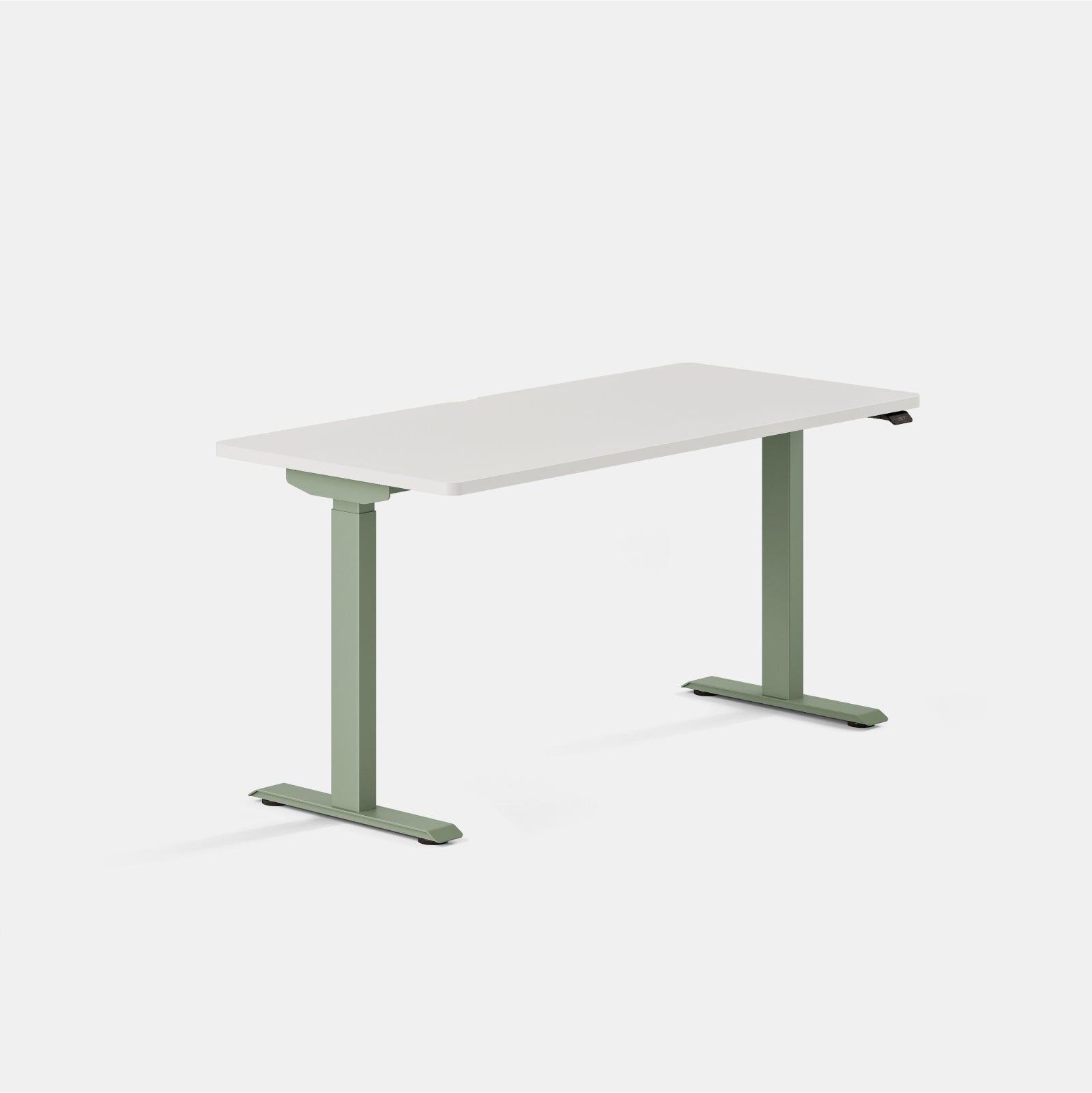 Top Color:White; Leg Color:Sage; Desk Size:58 inches x 27 inches;