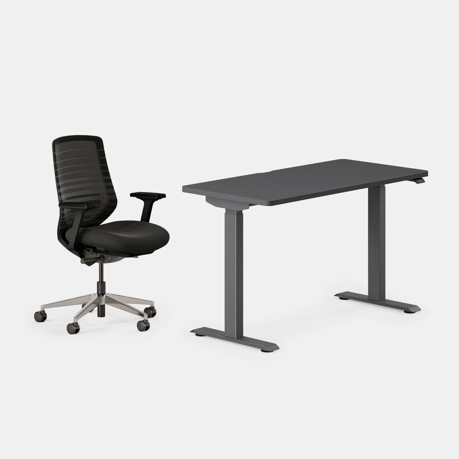 Ergonomic chair desk discount combo