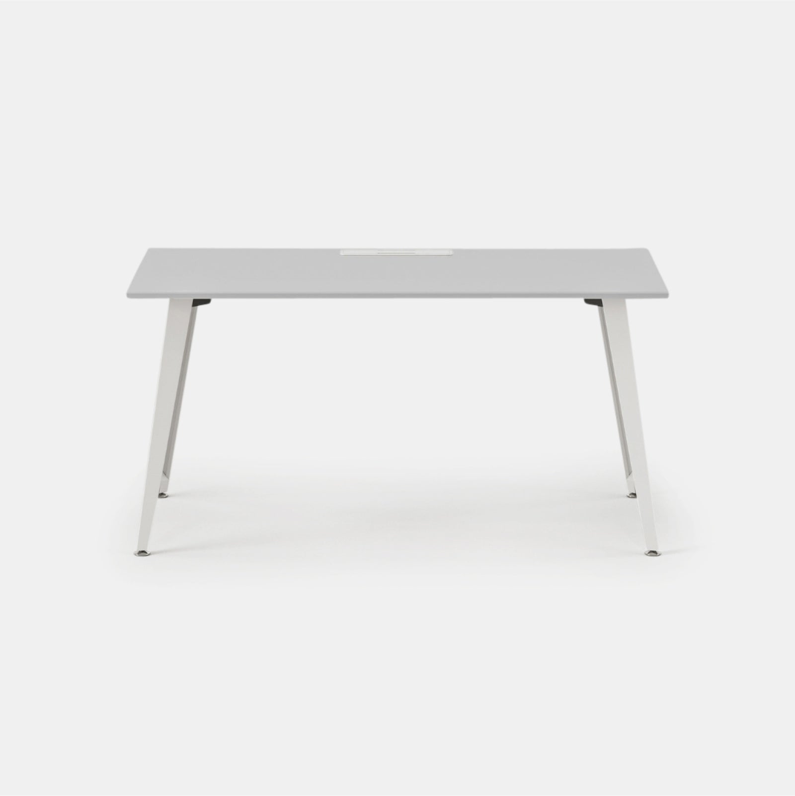 Top Color:Fog; Leg Color:Powder White; Desk Size:60 inches x 30 inches;