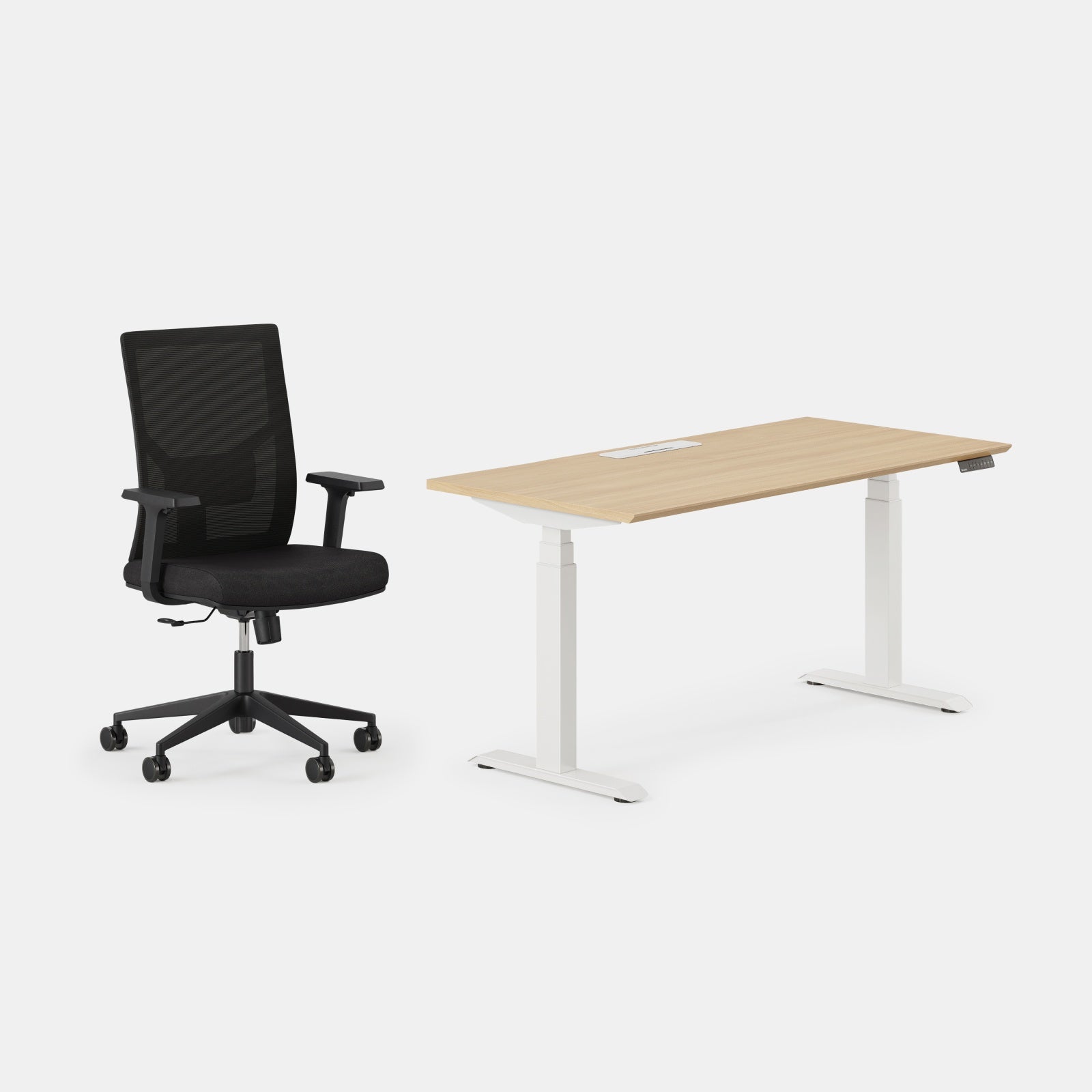 Desk and best sale chair package