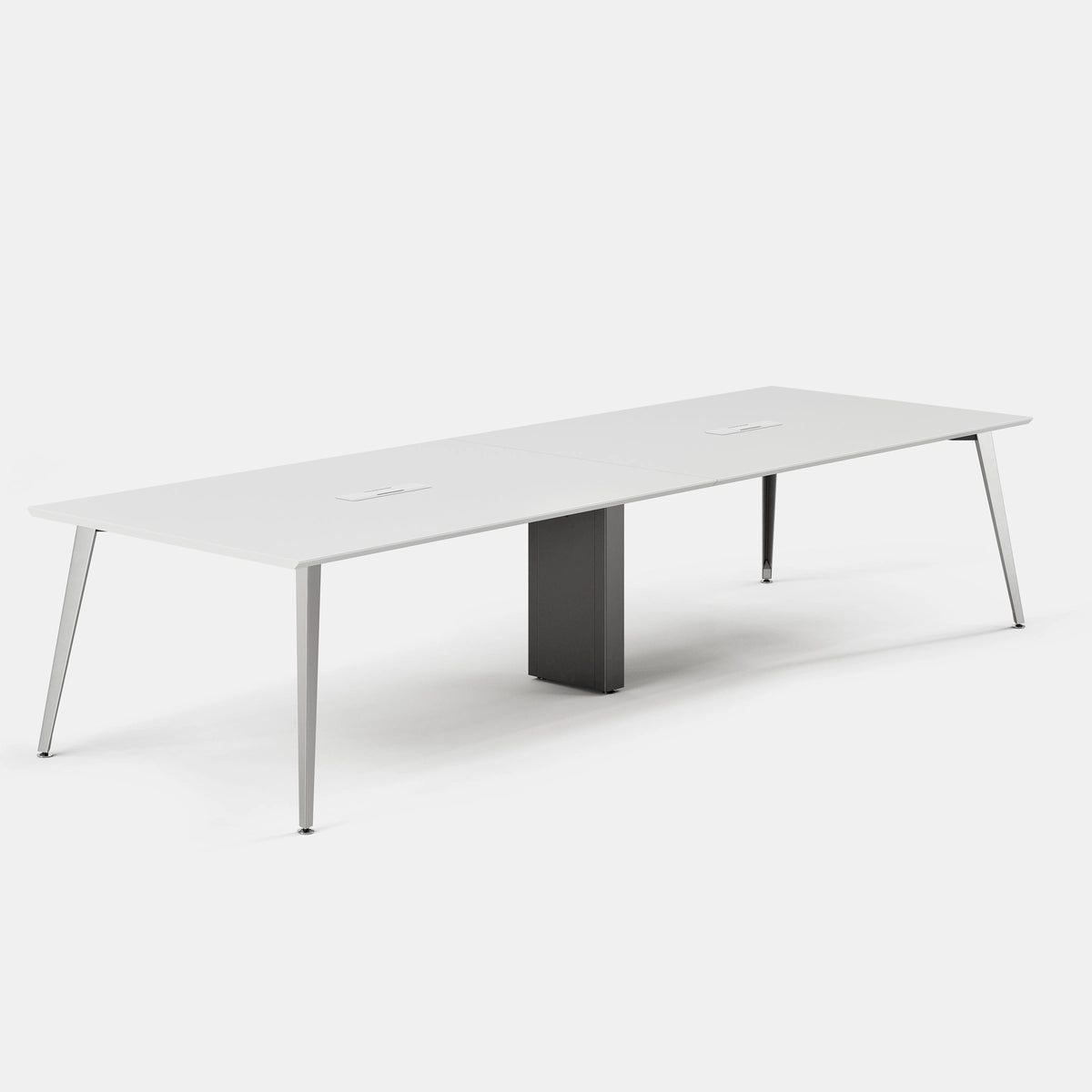 Top Color:White; Leg Color:Mirror; Desk Size:142 inches x 48 inches;