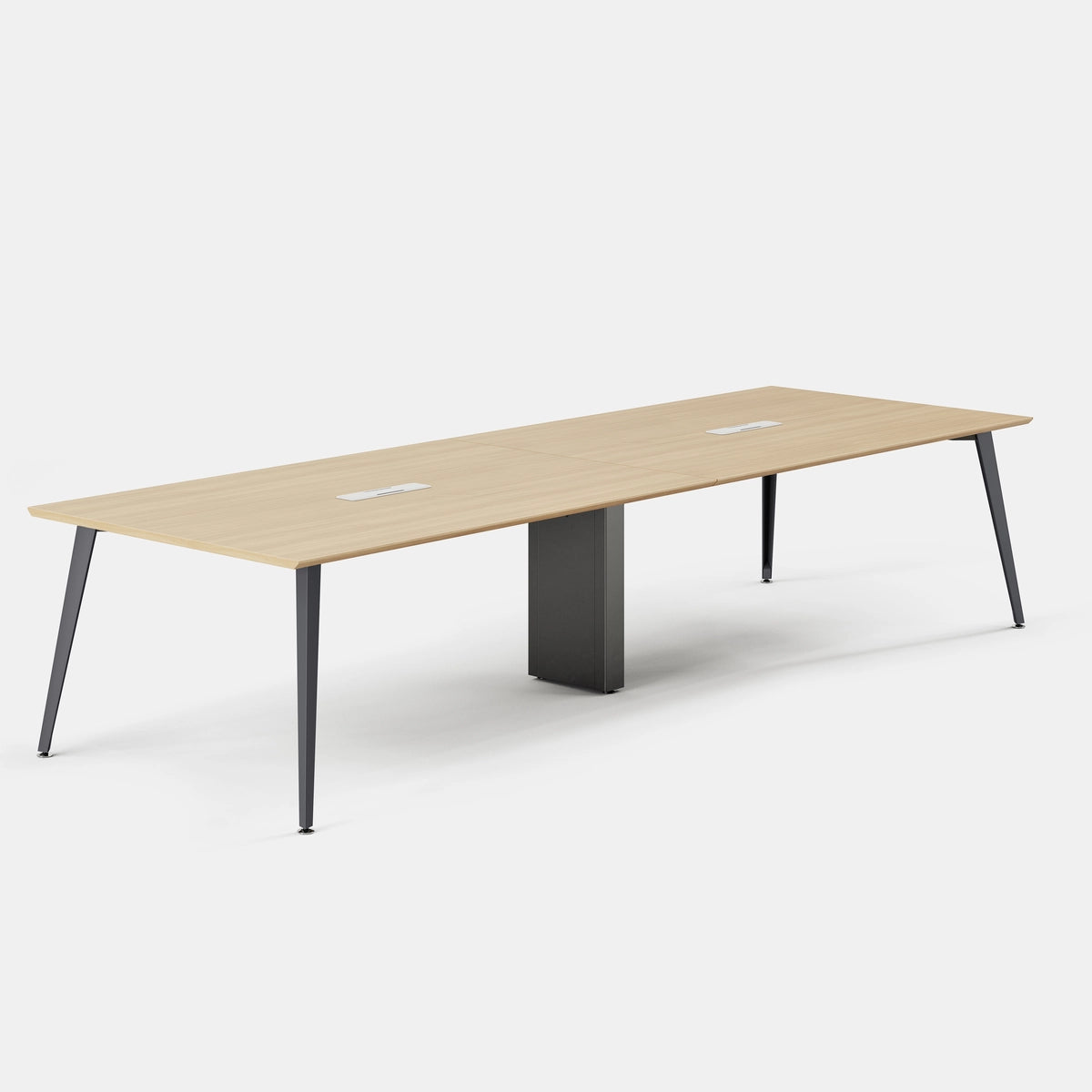 Top Color:Woodgrain; Leg Color:Charcoal; Desk Size:142 inches x 48 inches;