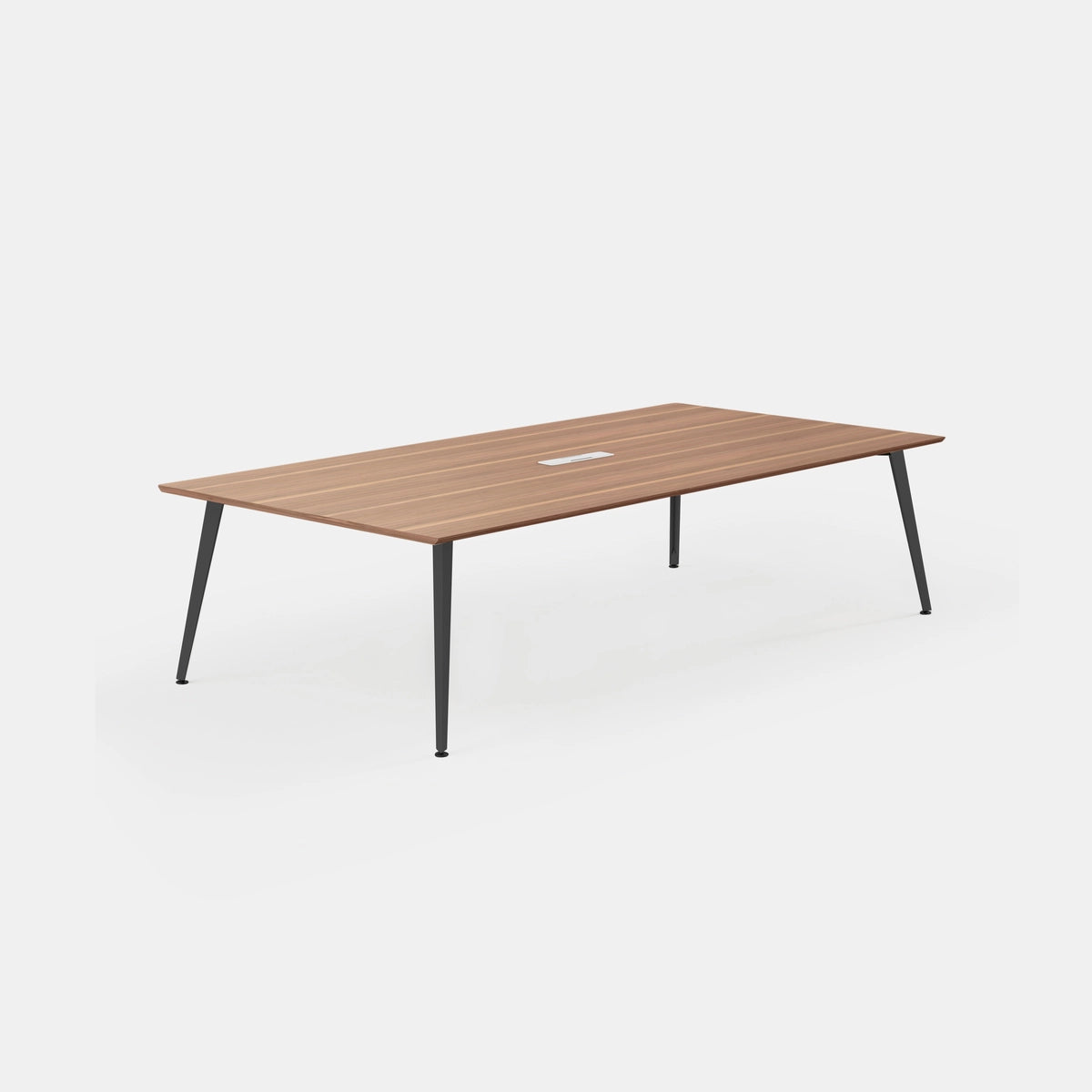 Top Color:Walnut; Leg Color:Charcoal; Desk Size:96 inches x 48 inches;