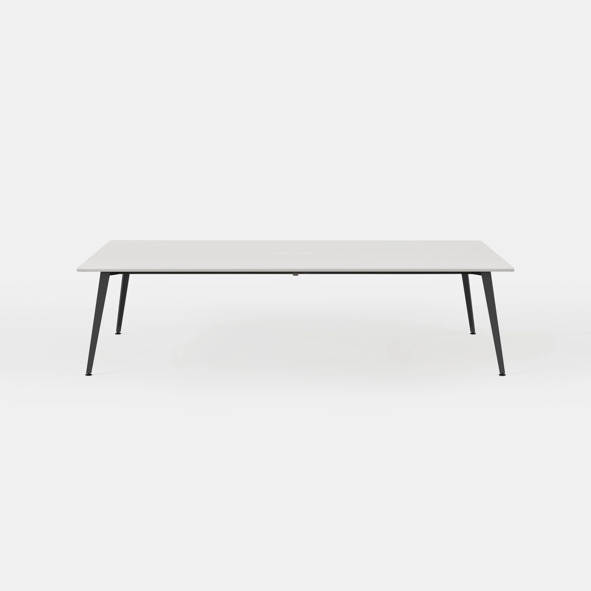 Top Color:White; Leg Color:Charcoal; Desk Size:96 inches x 48 inches;