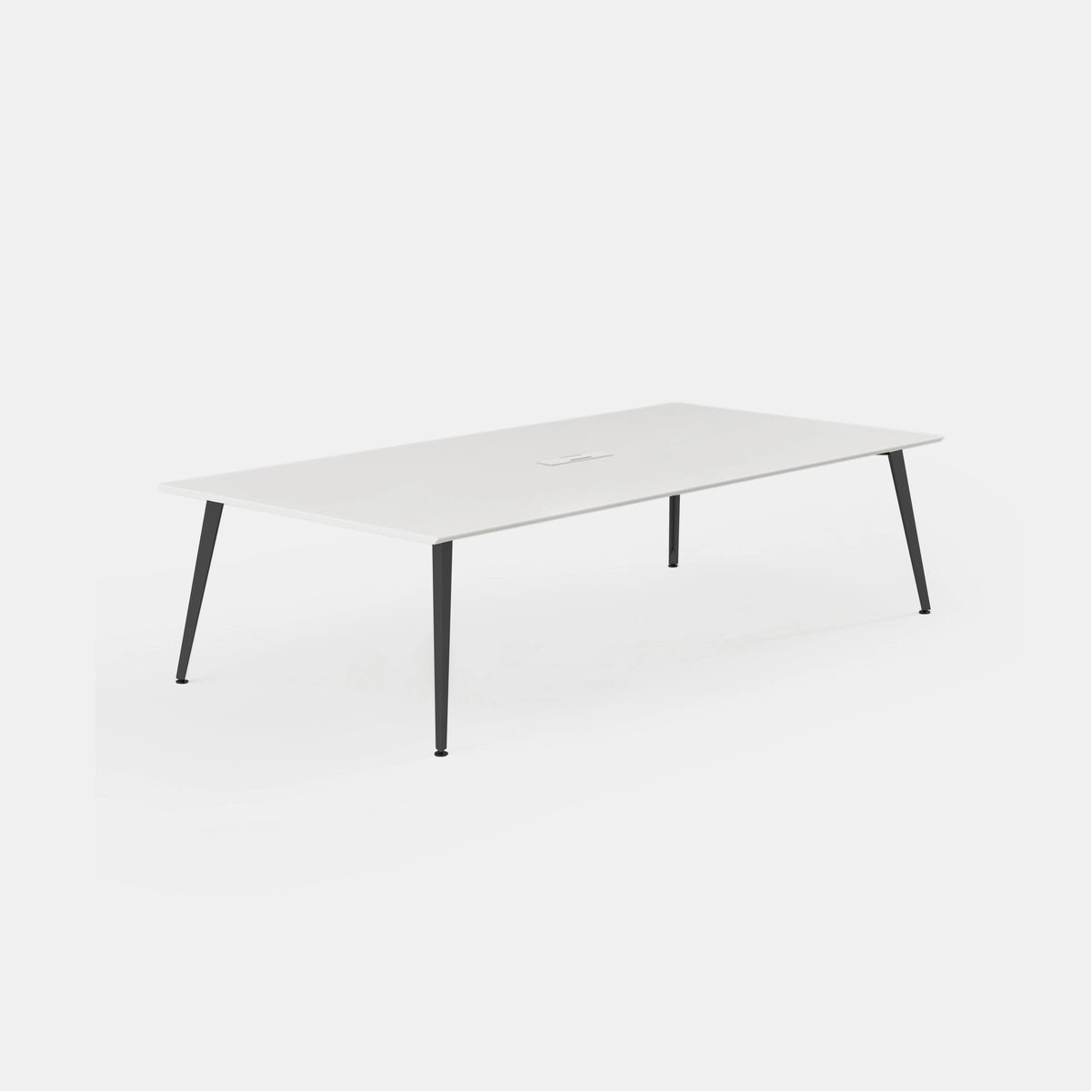 Top Color:White; Leg Color:Charcoal; Desk Size:96 inches x 48 inches;