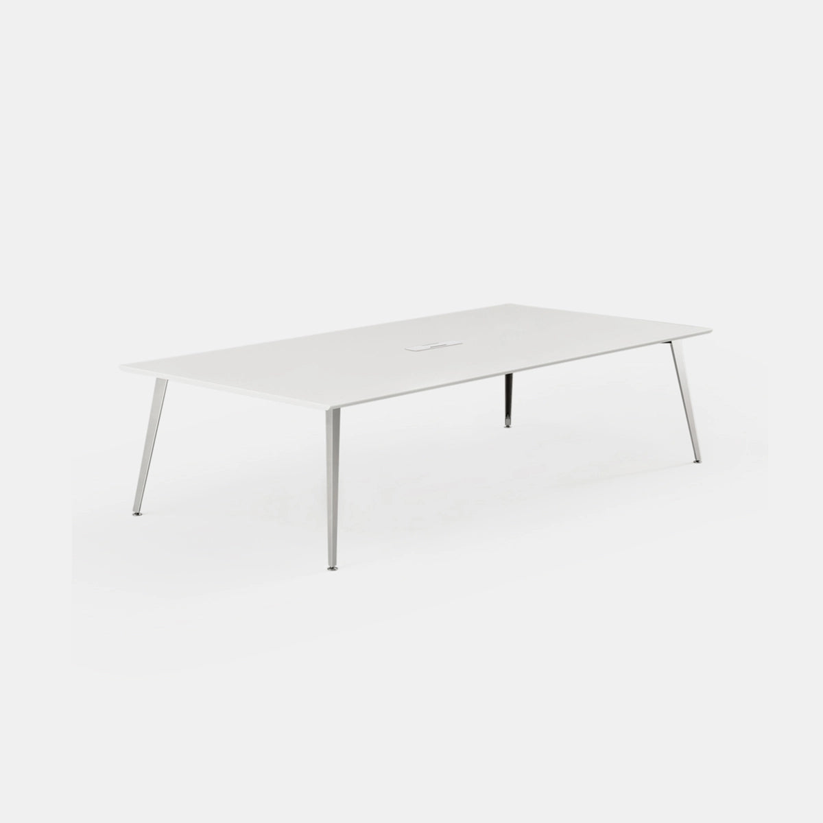 Top Color:White; Leg Color:Mirror; Desk Size:96 inches x 48 inches;