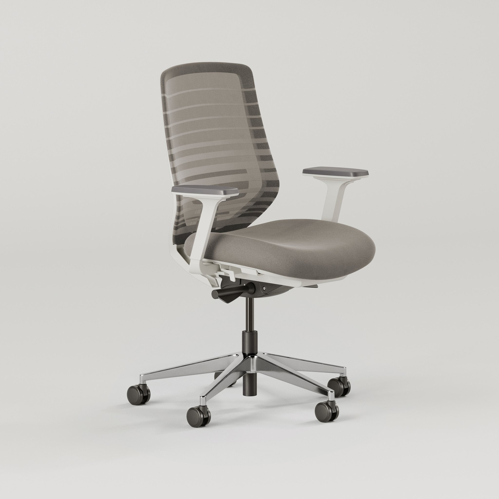 Seat Color:Gray; Frame Color:White; Condition:Like New;