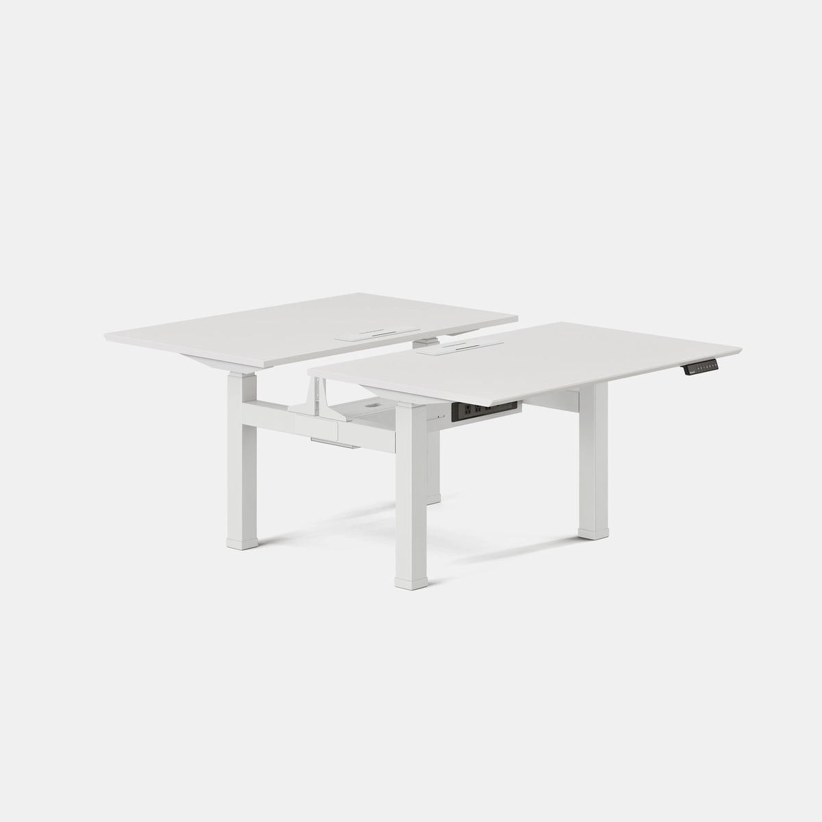 Top Color:White; Leg Color:White; Desk Size:48 inches x 30 inches;