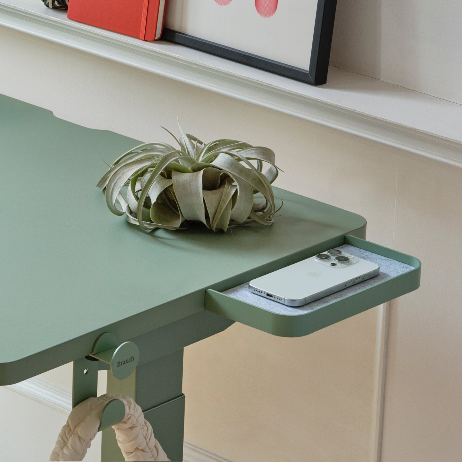 Color:Sage/Sage; Desk Size:36 inches x 24 inches; Condition:Like New;