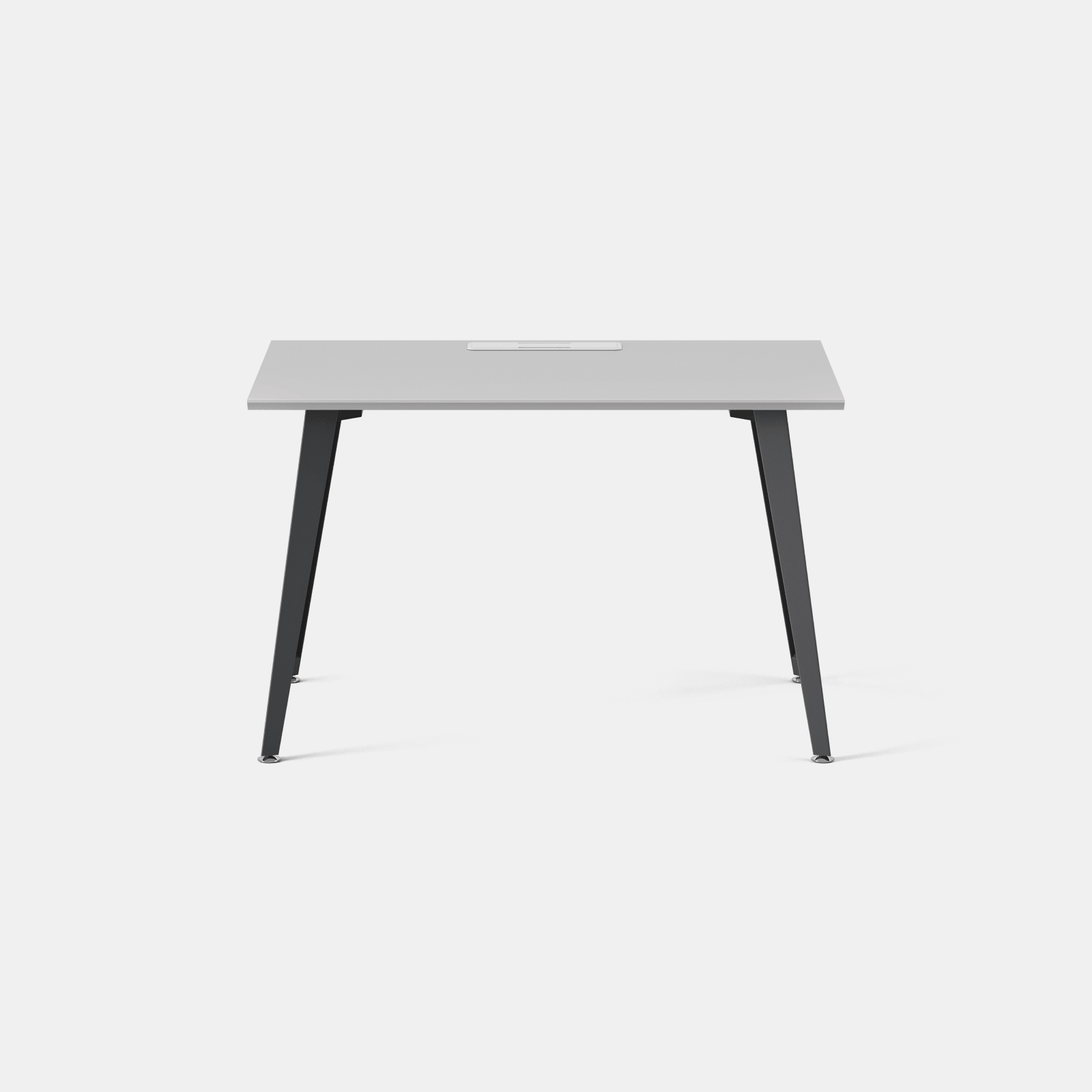 Top Color:Fog; Leg Color:Charcoal; Desk Size:48 inches x 24 inches;