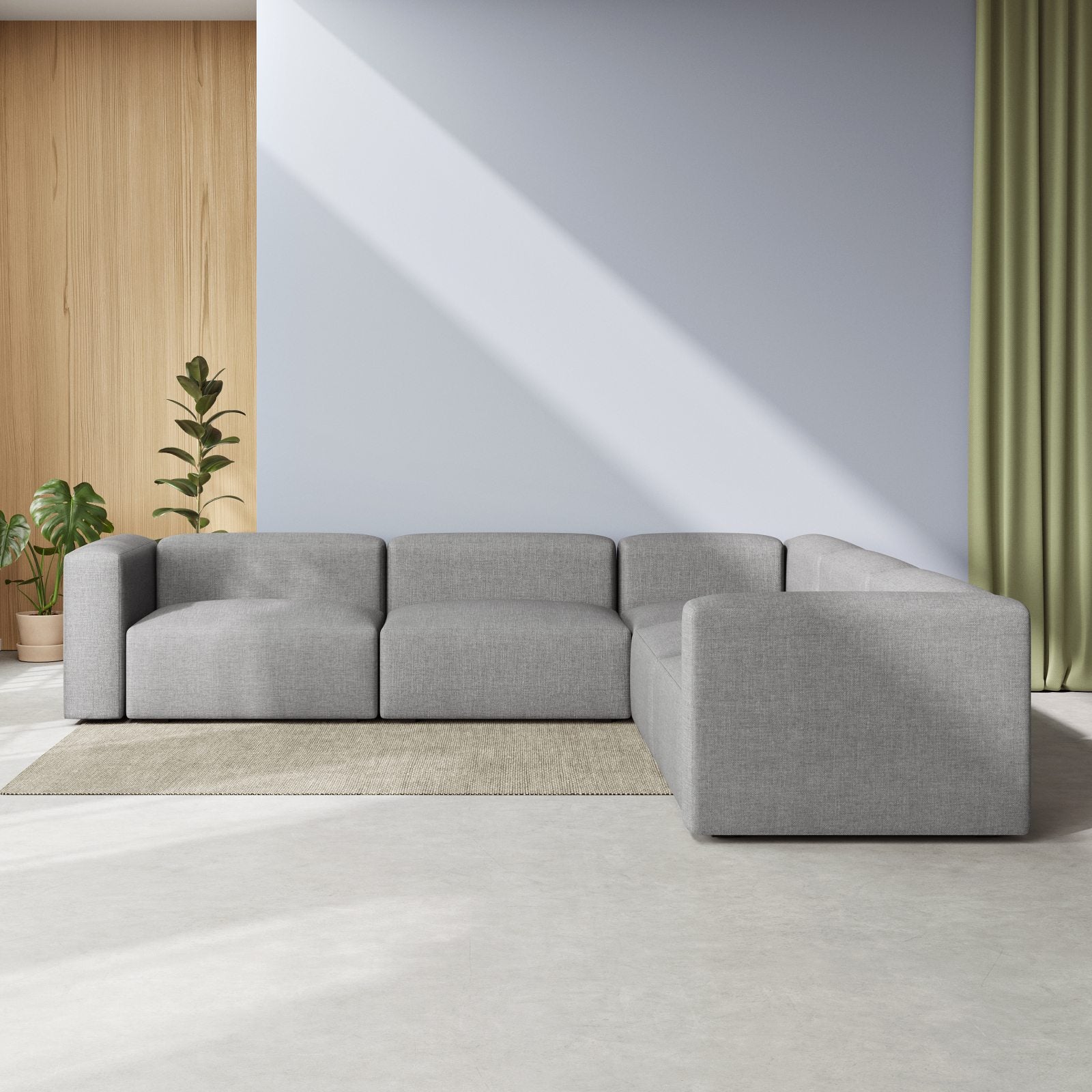 Color:Alloy; Configuration:Sectional;