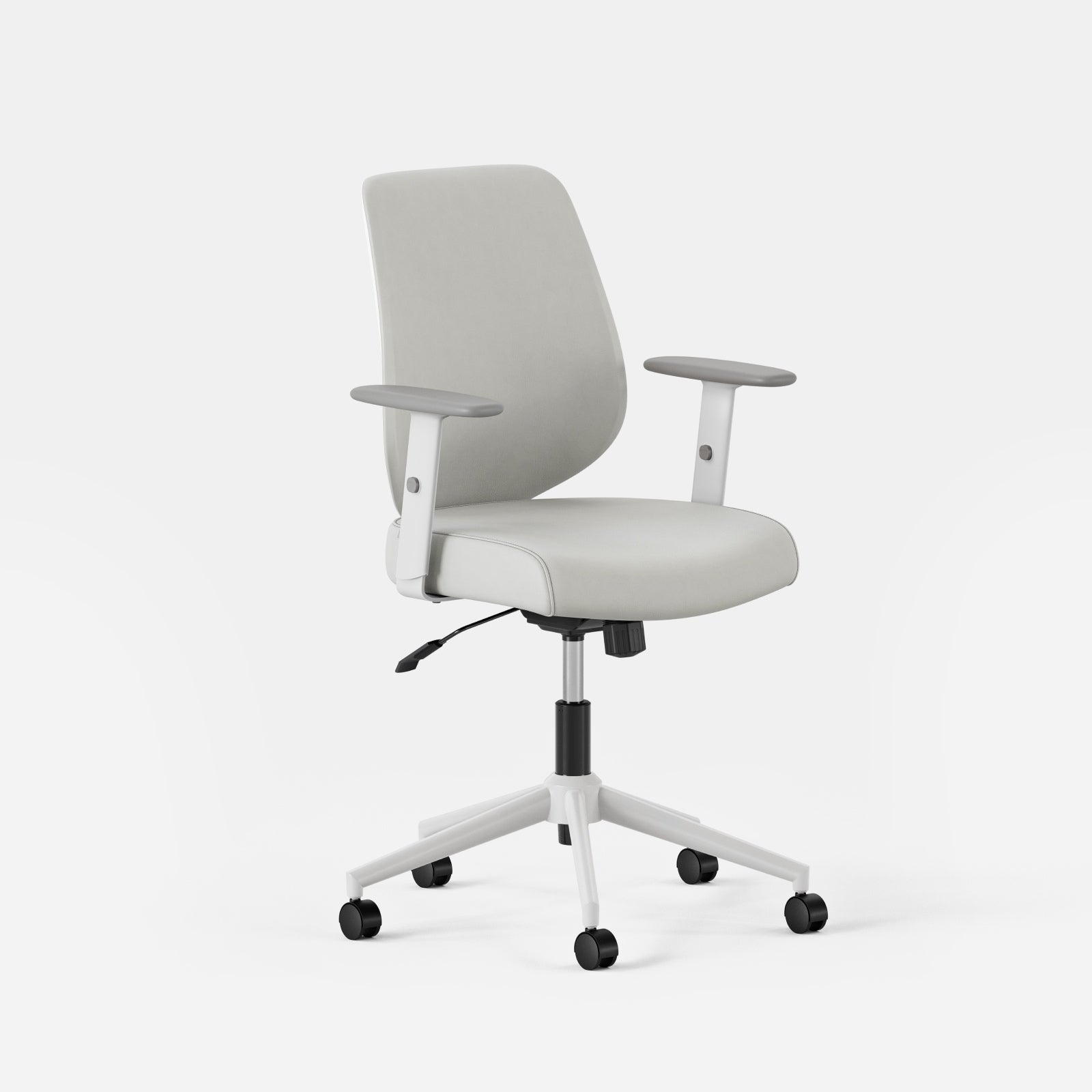 Seat Color:Limestone Vegan Leather; Frame Color:White; Condition:Like New