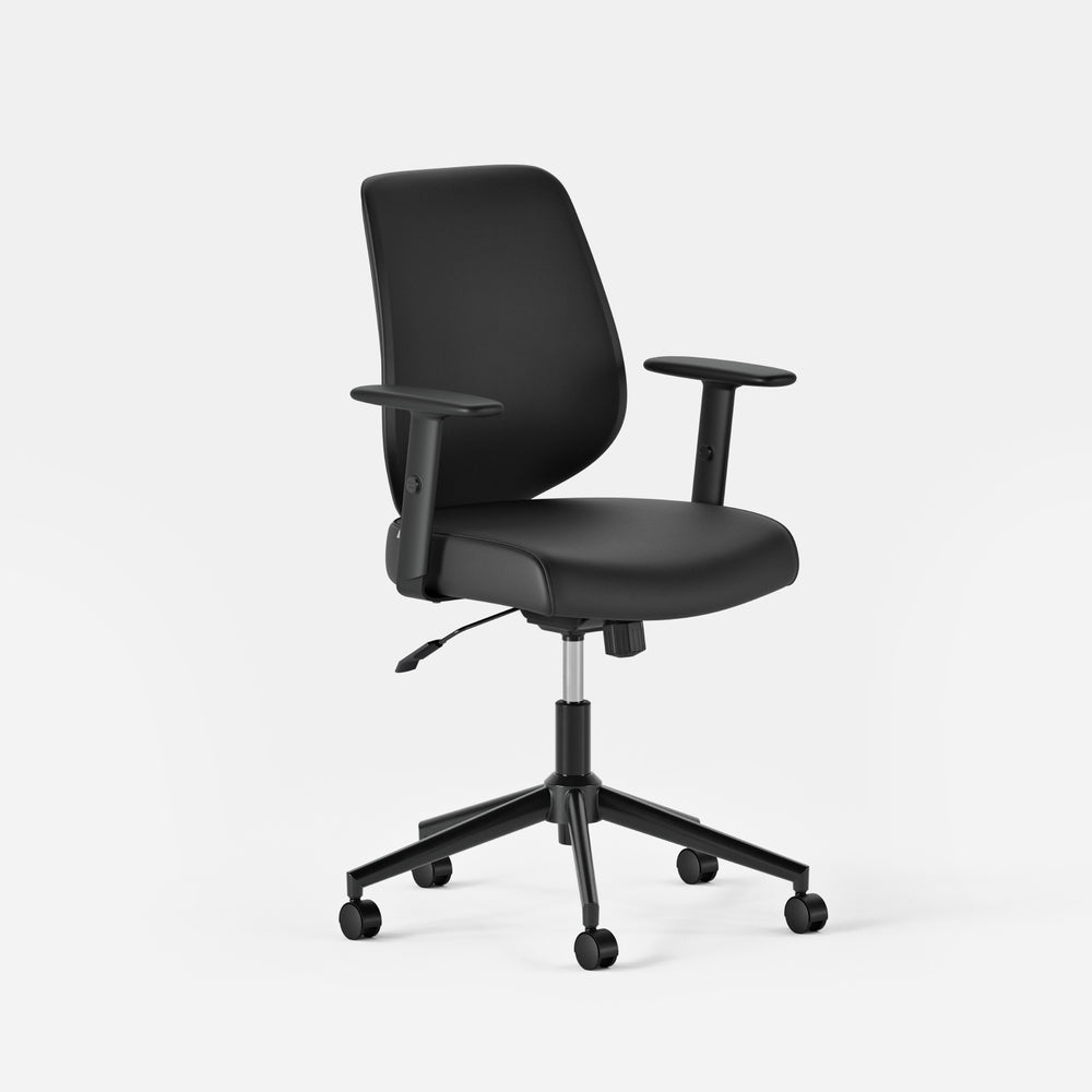 Daily Task Chair, Slate Leather