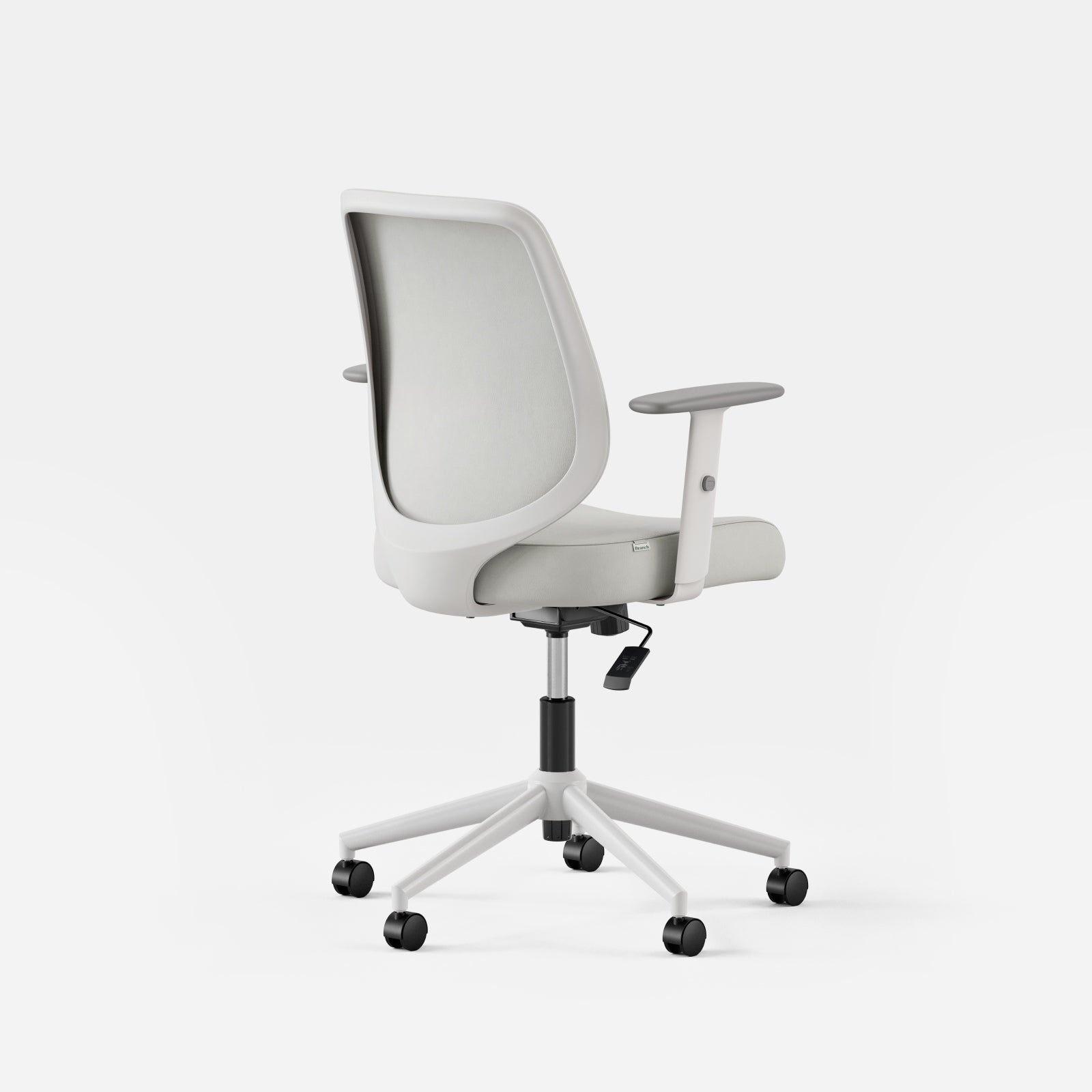 Seat Color:Limestone Vegan Leather; Frame Color:White; Condition:Like New