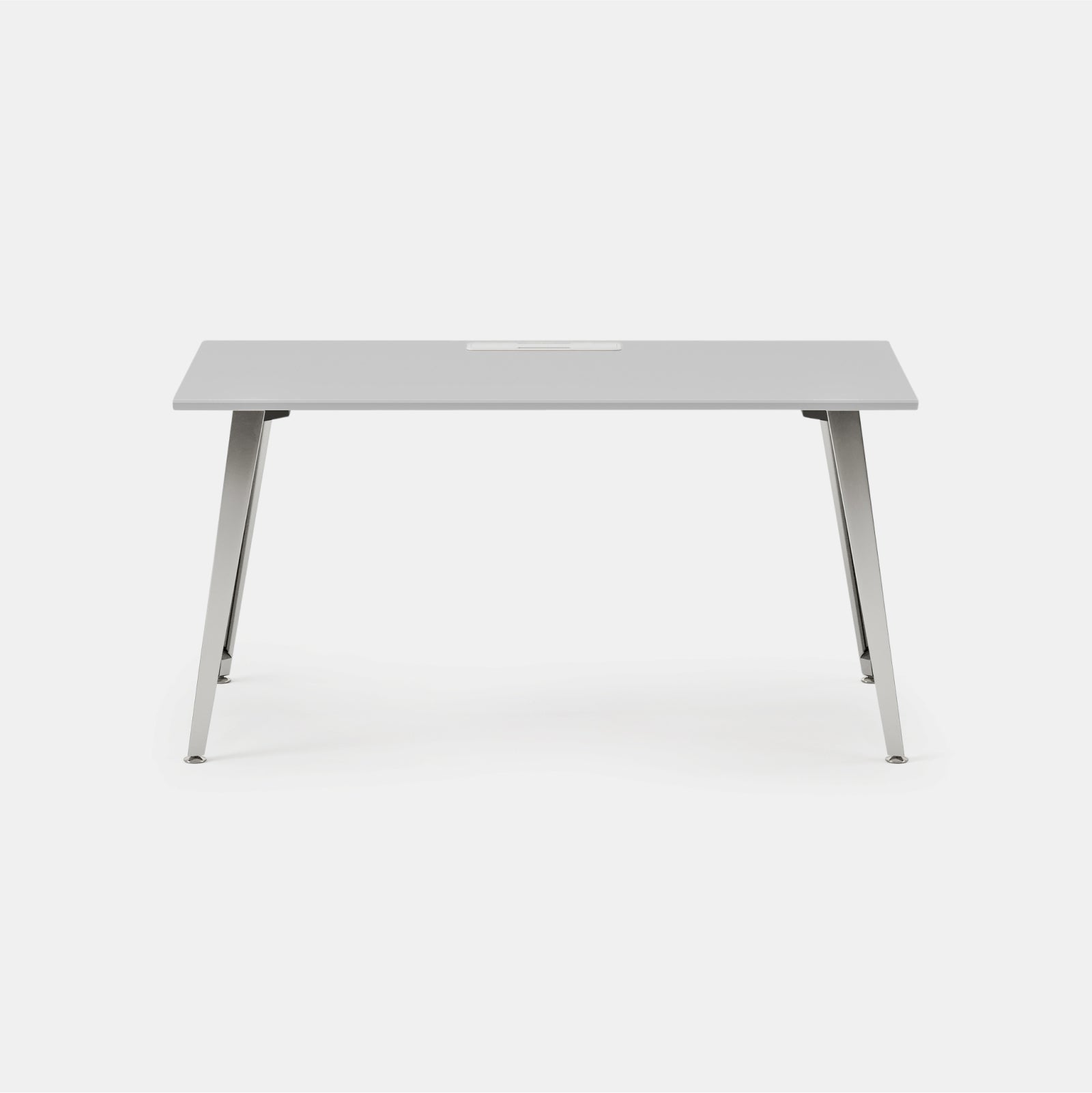 Top Color:Fog; Leg Color:Mirror; Desk Size:60 inches x 30 inches;