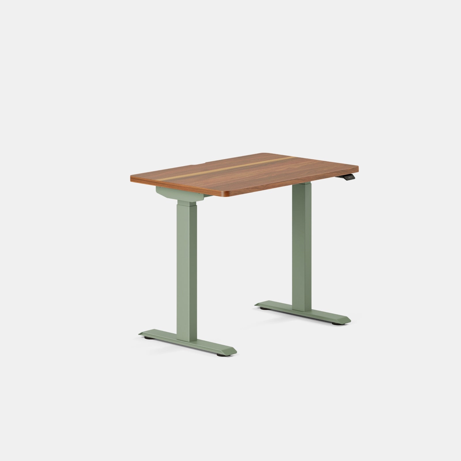 Top Color:Walnut; Leg Color:Sage; Desk Size:36 inches x 24 inches;