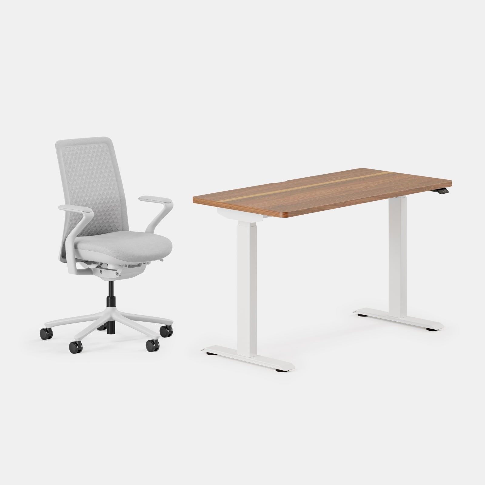 Verve Duo Bundle Duo Standing Desk Verve Chair Branch