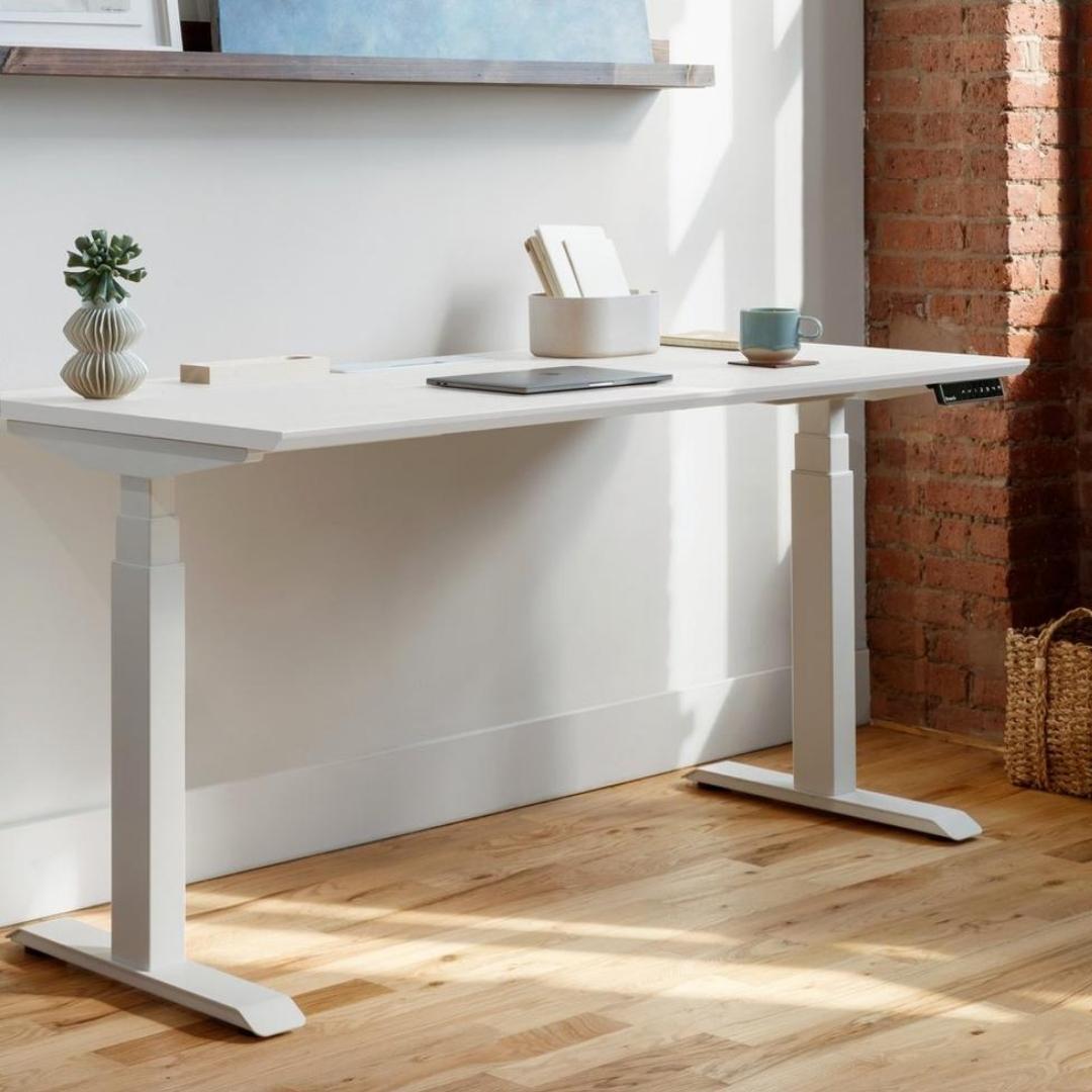 White long deals desk table